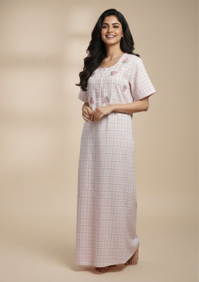 Blush - Cotton nighty