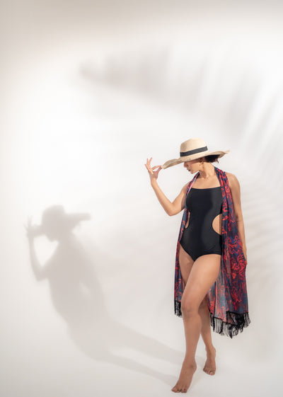 Crimson - Georgette cover up
