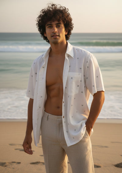 Minimal - Cotton beach shirt