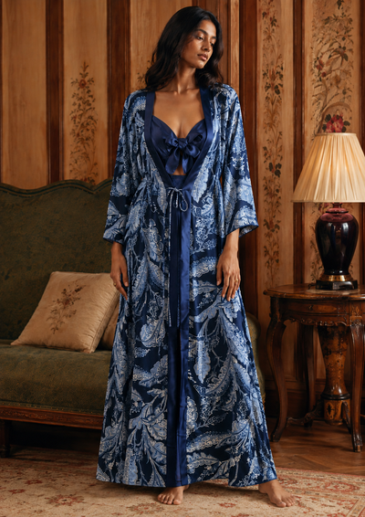 Opaline - Satin Gown Set