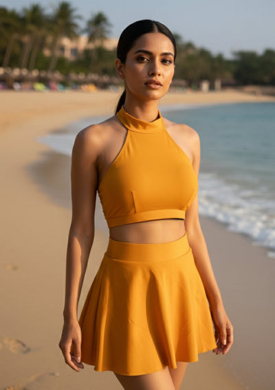 Sunset - Nylon 86% Spandex 14% swimsuit