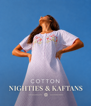Cotton Nighty & Kaftan