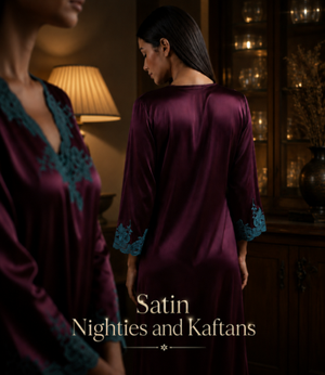 Satin Nighty & Kaftan