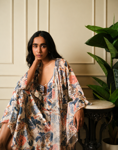 Long Nighty Gown Set