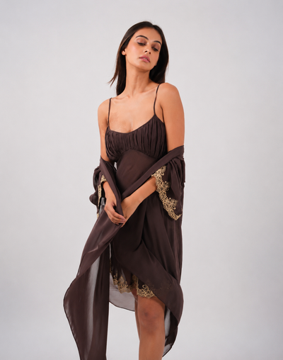 Short Nighty Gown Set