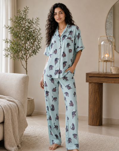 Satin Pajama Set