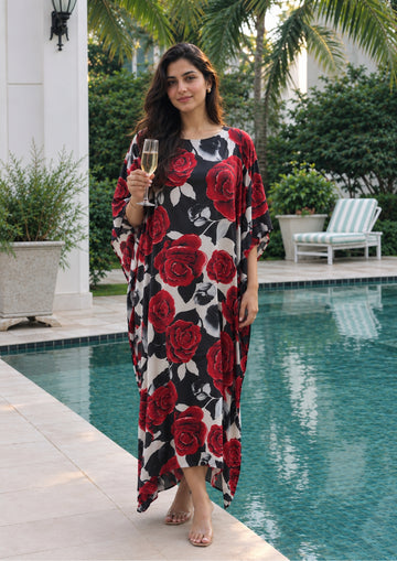 Amour - Satin Kaftan