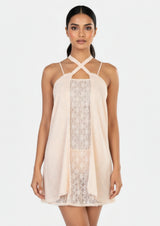 Peach - Georgette bridal set