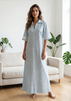 Celestia- Satin With Cotton Finish Nighty