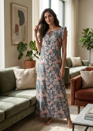 Floriva - Slub Cotton nighty