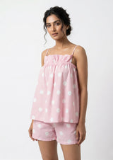 Blush - Cotton shorts set