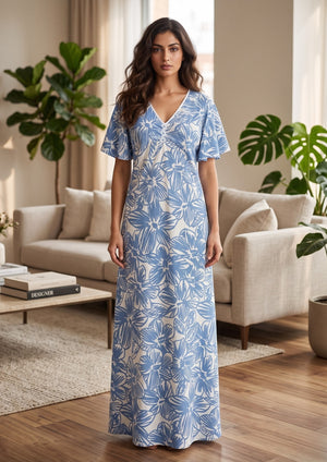 Florihue- Cotton Rayon Nighty
