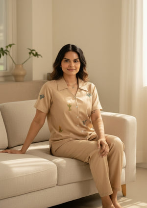 Desert - Cotton Satin pajama set