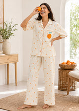 Orabella - Cotton Poplin Night Suit