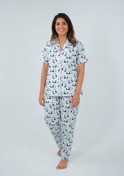 Panda - Cotton Poplin pajama set