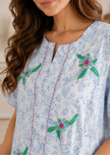 Aqualily - Satin With Cotton Finish Nighty