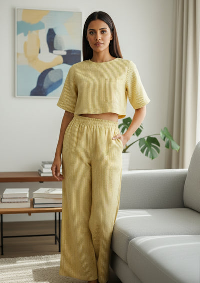 Golden - Cotton Blend co-ords