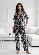 Noirflora - Cotton Poplin Night Suit