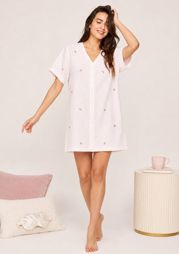 Caelia - Cotton Sleep Shirt