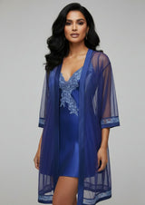 Royale Satin 2-Piece Nighty Gown Set