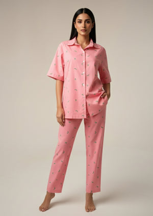 Tropical - Cotton Poplin pajama set