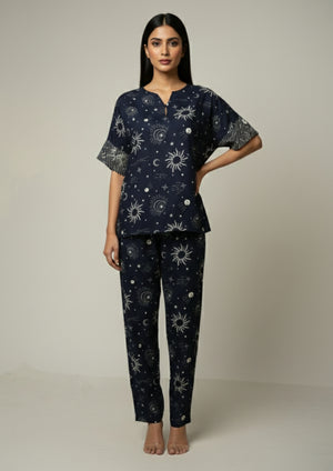 Midnight - Rayon pajama set
