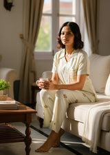 Bee - Cotton Satin pajama set