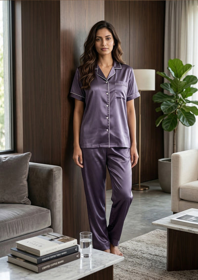 Amethra - Satin Night Suit