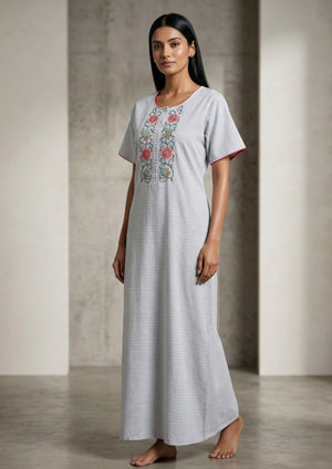 Cotton Nighty & Kaftan