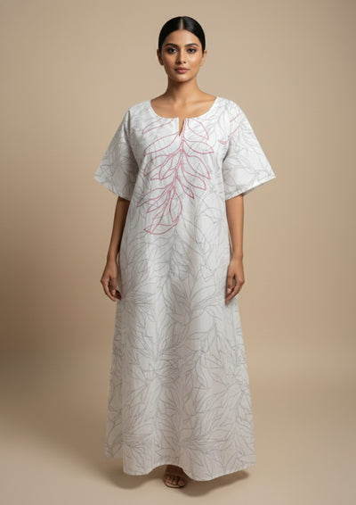 Leaf - Cambric Cotton nighty