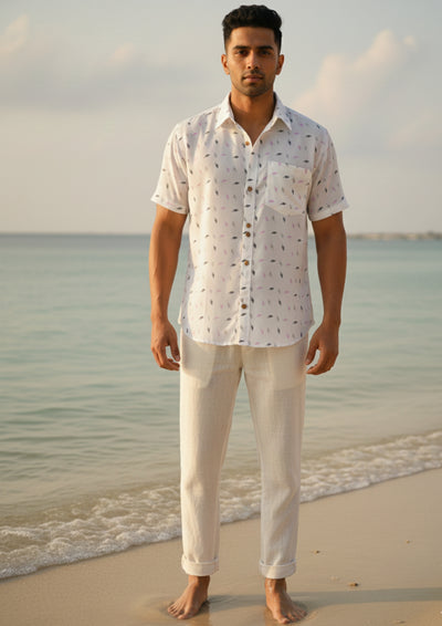 Island - Cotton beach shirt