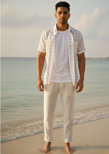 Island - Cotton beach shirt
