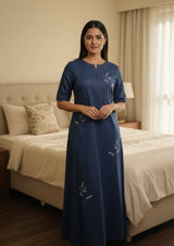 Indigo - Denim Cotton nighty