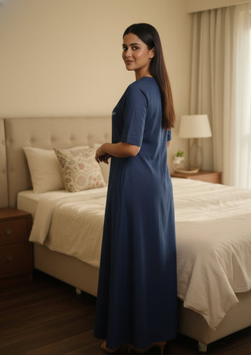 Indigo - Denim Cotton nighty