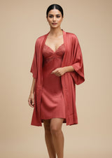 Scarlet - Satin bridal set