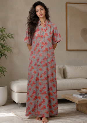 Satin Nighty & Kaftan
