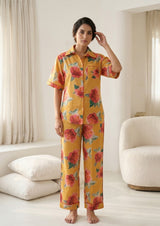 Yellow - Silk Muslin pajama set