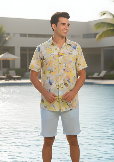 Men - Cotton beach shirt