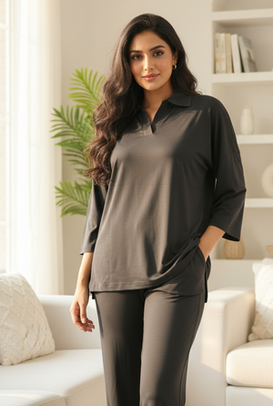 Noir - Jersey Cotton pajama set