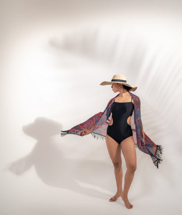 Crimson - Georgette cover up