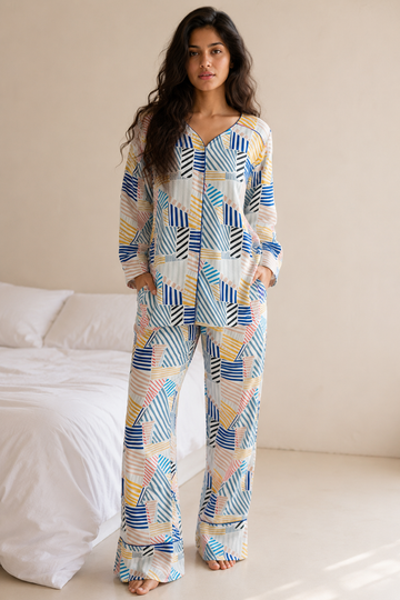 Strivana - Rayon Cotton Night Suit