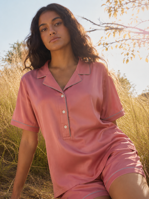 Mesa - Satin shorts set