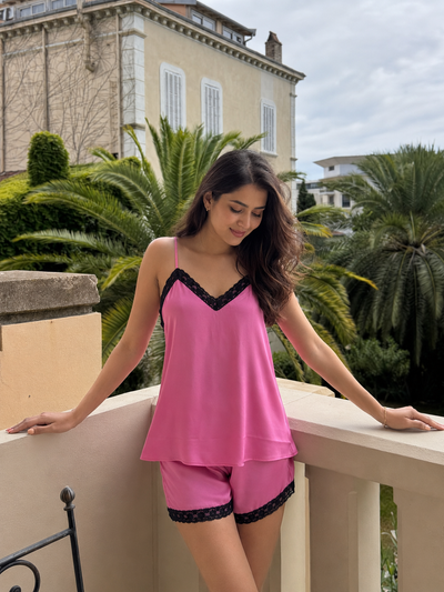 Vamp - Satin Top & Shorts