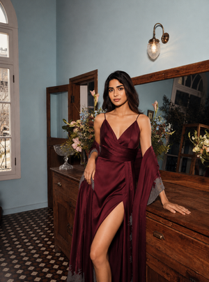 Silken - Satin bridal set