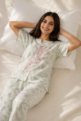 Scarlet - Cambric Cotton pajama set