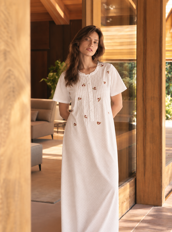 Noirenne - Cotton Poplin Nighty