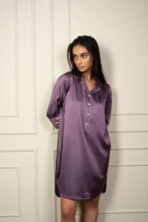 Moonlit - Satin Sleep Shirt