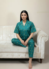 Emerald - Cotton Poplin pajama set