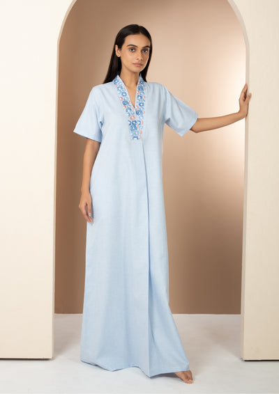 Celeste - Cotton Blend nighty