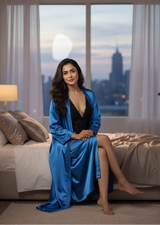 Teal - Satin bridal set